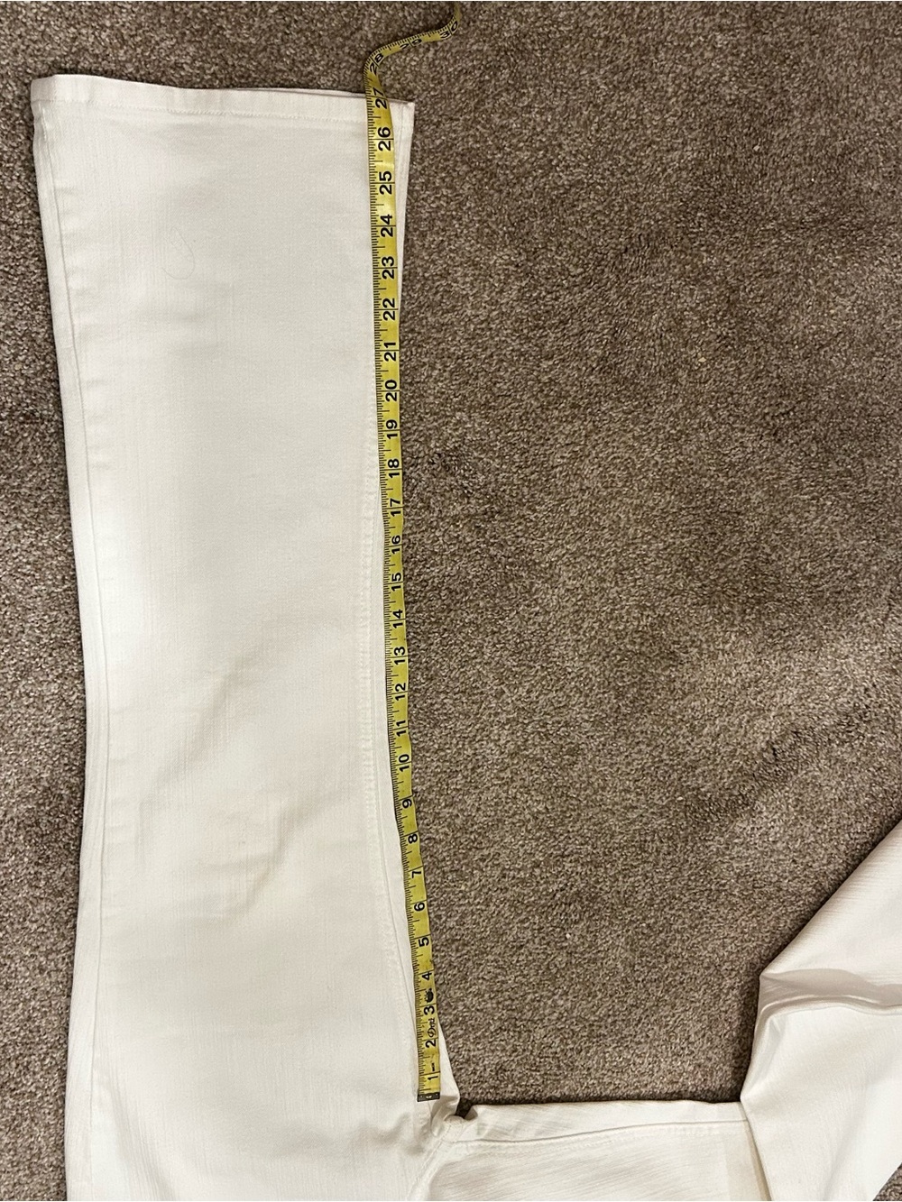 Chico's White Boot-Cut Jeans size 0.5 - Picture 5 of 7